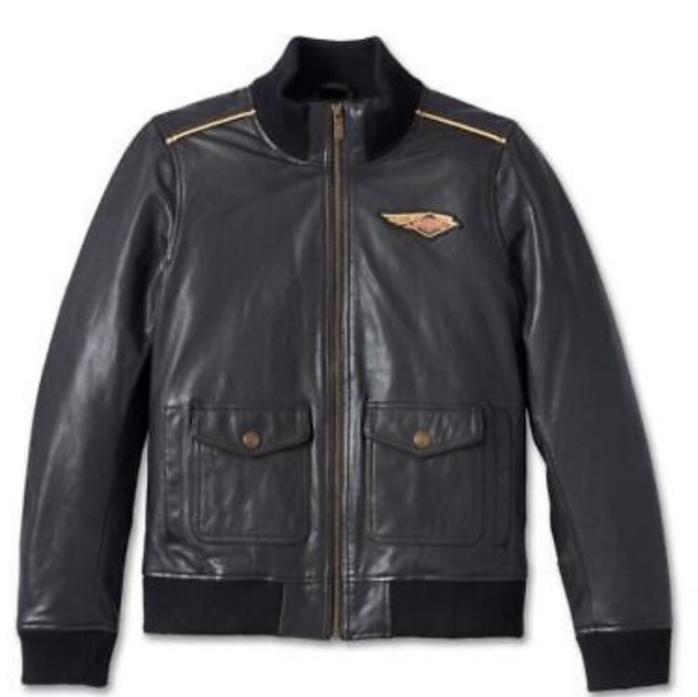 Harley-Davidson Women's 120th Anniversary Bomber Leather Jacket
